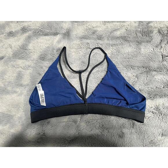 Victoria Sport Blue Triangle Bralette - Size Small - Picture 2 of 3